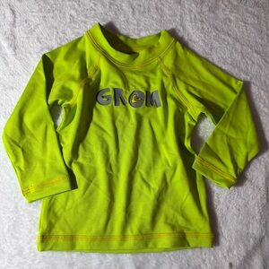 Quicksilver Kids Swim Shirt - Bright Green